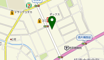 スーパーマツモト 上桂店の地図画像