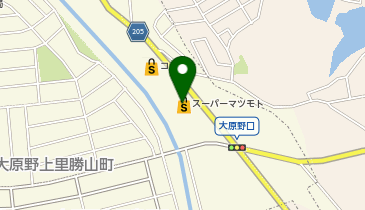スーパーマツモト 大原野店の地図画像