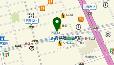 BOTTEGA VENETA 仙台藤崎の地図画像