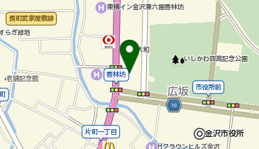 BOTTEGA VENETA 香林坊大和の地図画像