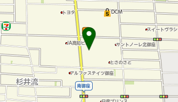 VANクリーニング 御座店の地図画像