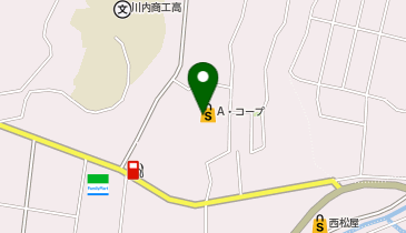 A・コープ 川内店の地図画像