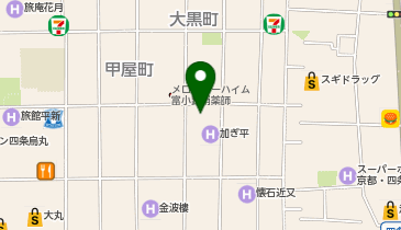 コンズサイクル 蛸薬師店の地図画像