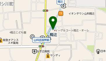 コンズ サイクル 山科店の地図画像