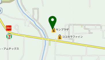 スーパー マーケット サンプラザ 山中田店の地図画像