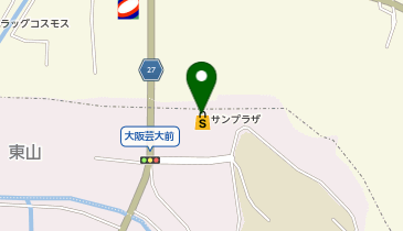 スーパー マーケット サンプラザ 河南町芸大前店の地図画像