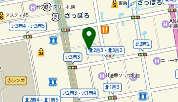 一夜干しと海鮮丼 できたて屋 回転寿司 根室花まる 大同生命札幌ビル miredo店の地図画像