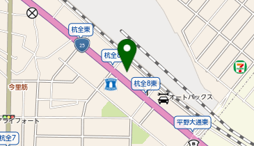 森本部品の地図画像