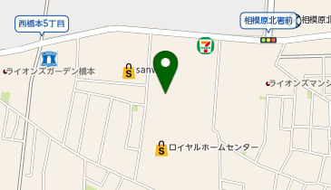 ナップス相模原橋本店の地図画像