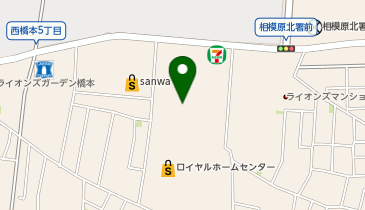 アップガレージライダースナップス相模原橋本店の地図画像