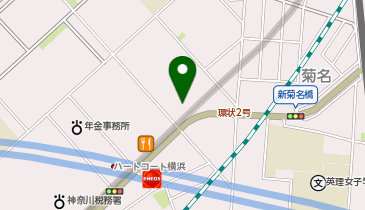 ナップス新横浜店の地図画像