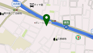 ナップス練馬店の地図画像