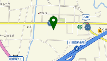 ナップス小田原店の地図画像