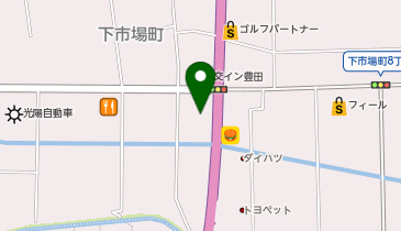 丸源ラーメン 豊田下市場店の地図画像