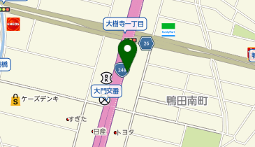 丸源ラーメン 岡崎鴨田店の地図画像
