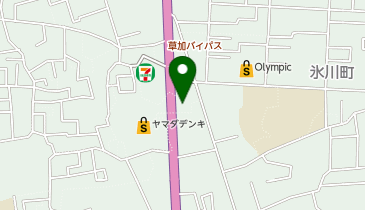 丸源ラーメン 草加店の地図画像