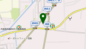 丸源ラーメン 高槻唐崎店の地図画像