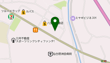 丸源ラーメン 仙台泉店の地図画像