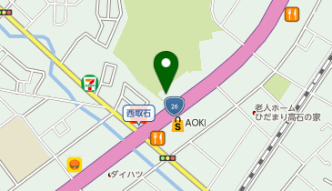 丸源ラーメン 高石店の地図画像