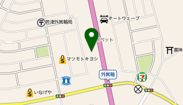 丸源ラーメン 君津店の地図画像