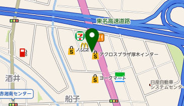 丸源ラーメン 厚木インター店の地図画像