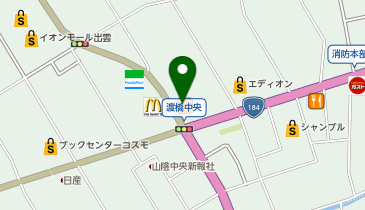 丸源ラーメン 出雲店の地図画像