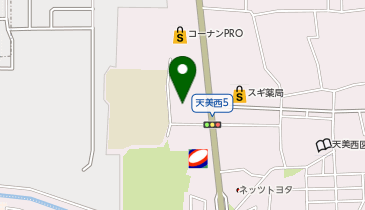丸源ラーメン 河内天美店の地図画像