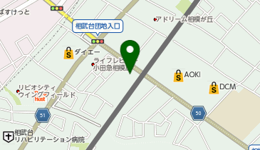 丸源ラーメン 座間広野台店の地図画像