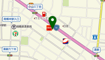 丸源ラーメン 相模原清新店の地図画像