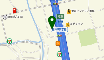 丸源ラーメン 福岡福重店の地図画像