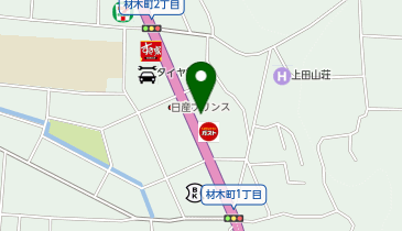 丸源ラーメン 上田店の地図画像