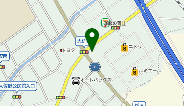 丸源ラーメン 太宰府大佐野店の地図画像