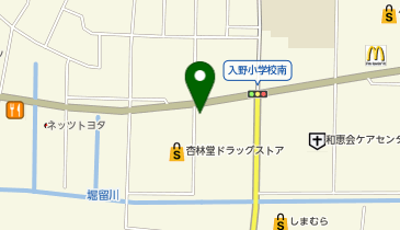 丸源ラーメン 浜松入野店の地図画像