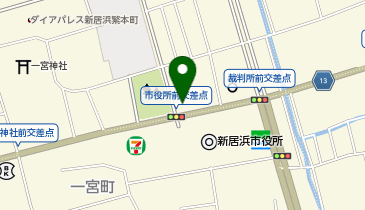 丸源ラーメン 新居浜店の地図画像