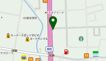 丸源ラーメン 南福島店の地図画像