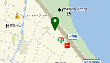 丸源ラーメン 大津店の地図画像
