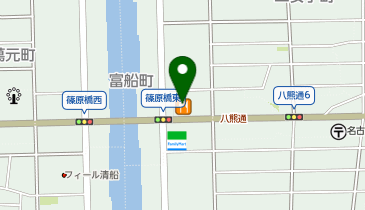 丸源ラーメン 八熊通店の地図画像