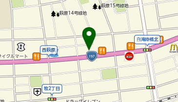 丸源ラーメン 大分萩原店の地図画像