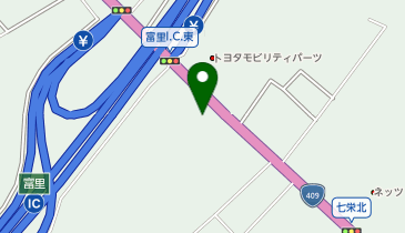 丸源ラーメン 富里店の地図画像