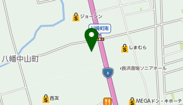 丸源ラーメン 長浜店の地図画像
