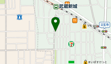 丸源ラーメン 武蔵新城店の地図画像