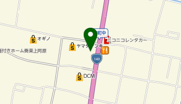 丸源ラーメン 甲府和戸通り店の地図画像