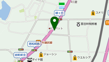丸源ラーメン 富田林店の地図画像