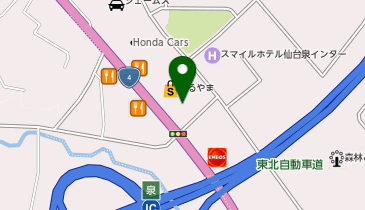 丸源ラーメン 仙台泉インター店の地図画像