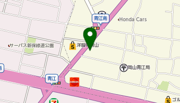 丸源ラーメン 岡山青江店の地図画像