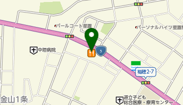 ラーメン山岡家 手稲店の地図画像