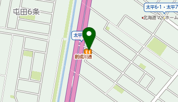 ラーメン山岡家 太平店の地図画像