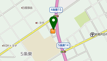 ラーメン山岡家 岩見沢店の地図画像