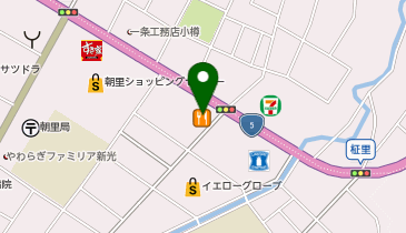 ラーメン山岡家 朝里店の地図画像