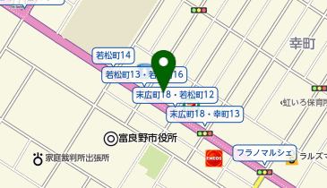 ラーメン山岡家 富良野店の地図画像